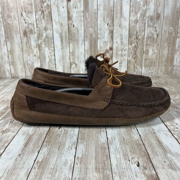 Ugg fleece shearling moc Mens 13‎ - Picture 1 of 5
